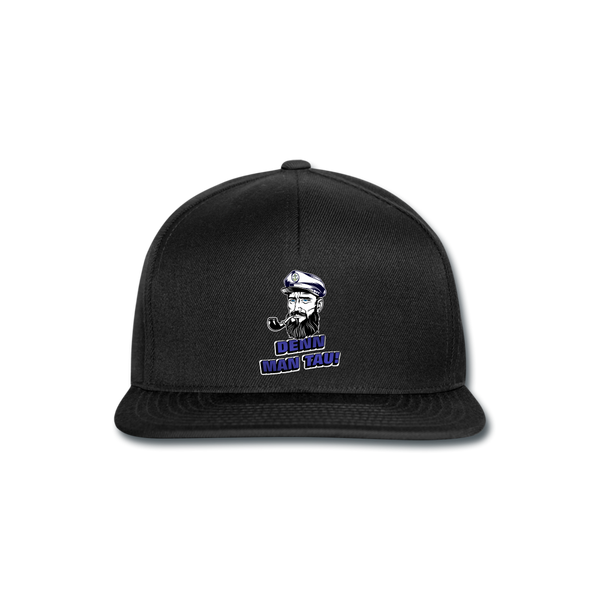 Snapback Cap - Schwarz/Schwarz