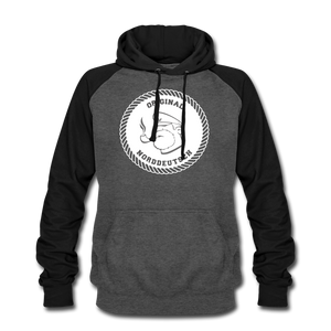 Baseball Hoodie ORIGINAL NORDDEUTSCH | Norddeutscher Humor  Unisex Baseball Hoodie - graphite/black