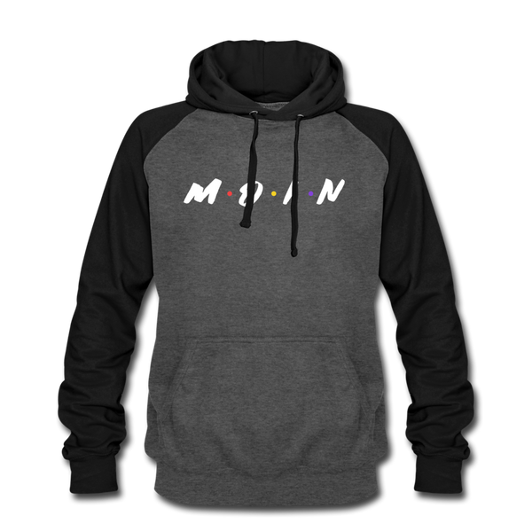 Baseball Hoodie M.O.I.N | Norddeutscher Humor Unisex Baseball Hoodie - graphite/black