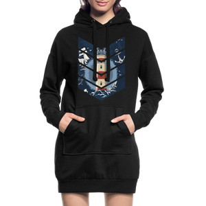 Hoodie Dress - black