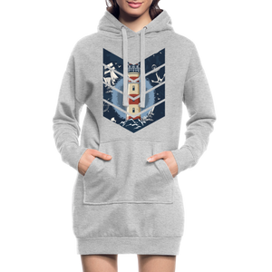 Hoodie Dress - heather grey