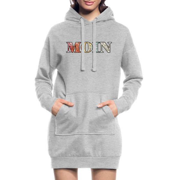 Hoodie Dress - heather grey