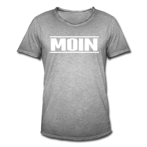 Herren Vintage T-Shirt MOIN - Vintage Grau