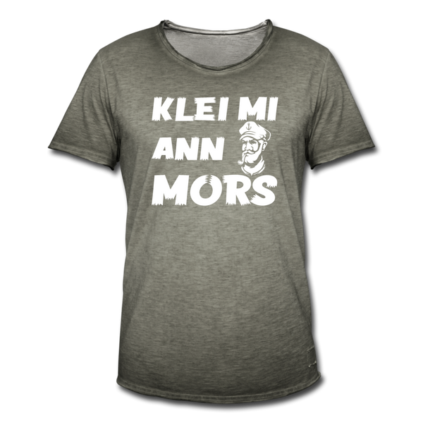 Herren Vintage T-Shirt KLEI MI ANN MORS - Vintage Khaki