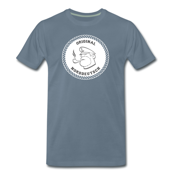 Herren  Premium T-Shirt ORIGINAL NORDDEUTSCH - Blaugrau