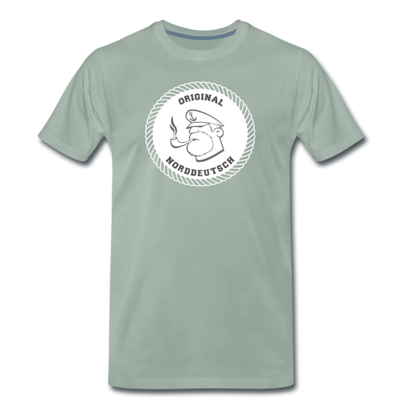 Herren  Premium T-Shirt ORIGINAL NORDDEUTSCH - Graugrün