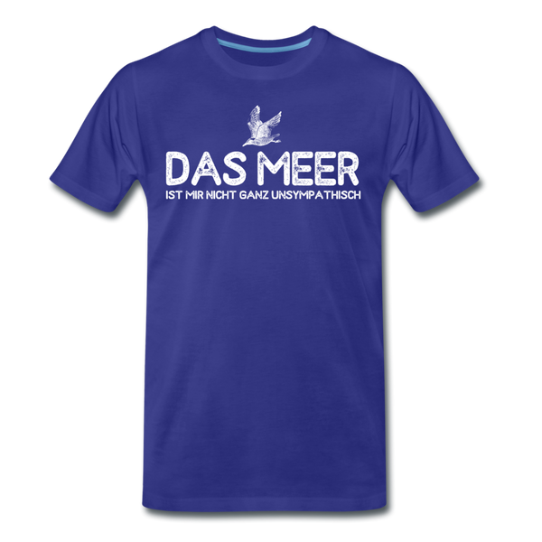 Herren Premium T-Shirt DAS MEER - Königsblau