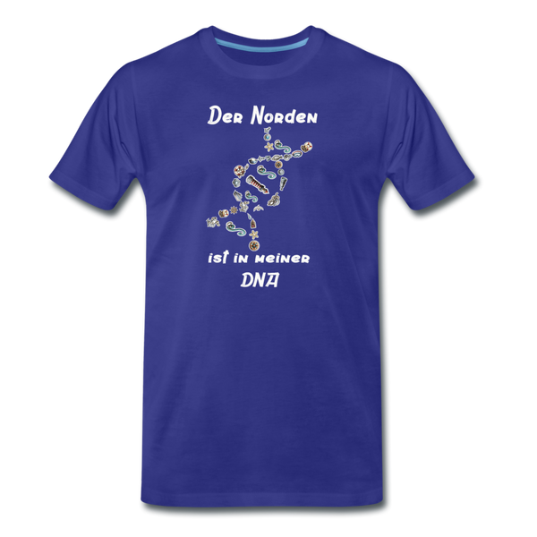 Herren Premium T-Shirt DER NORDEN IST IN MEINER DNA - Königsblau
