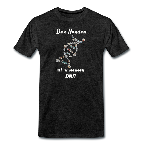 Herren Premium T-Shirt DER NORDEN IST IN MEINER DNA - Anthrazit