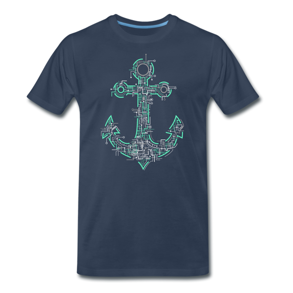 Herren Premium T-Shirt ANKER - Navy