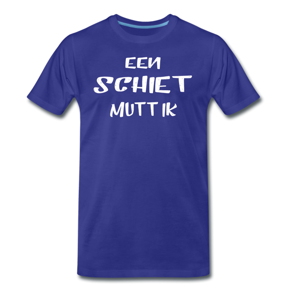 Herren  Premium T-Shirt  EEN SCHIET MUTT IK - Königsblau
