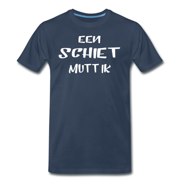 Herren  Premium T-Shirt  EEN SCHIET MUTT IK - Navy
