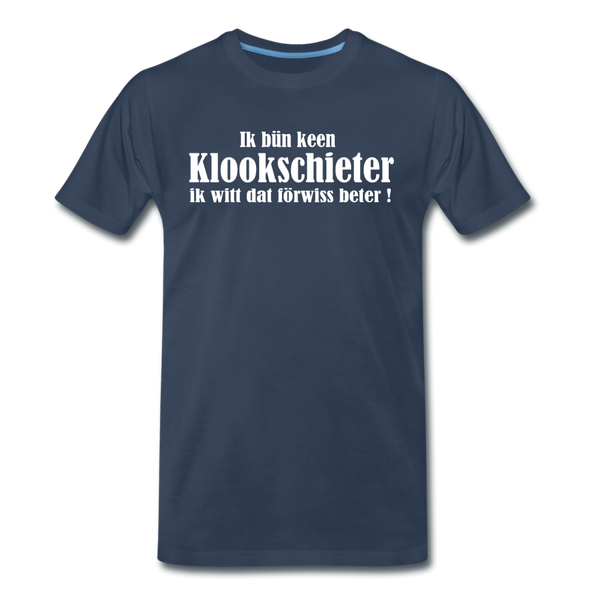 Herren Premium T-Shirt KLOOKSCHIETER - Navy