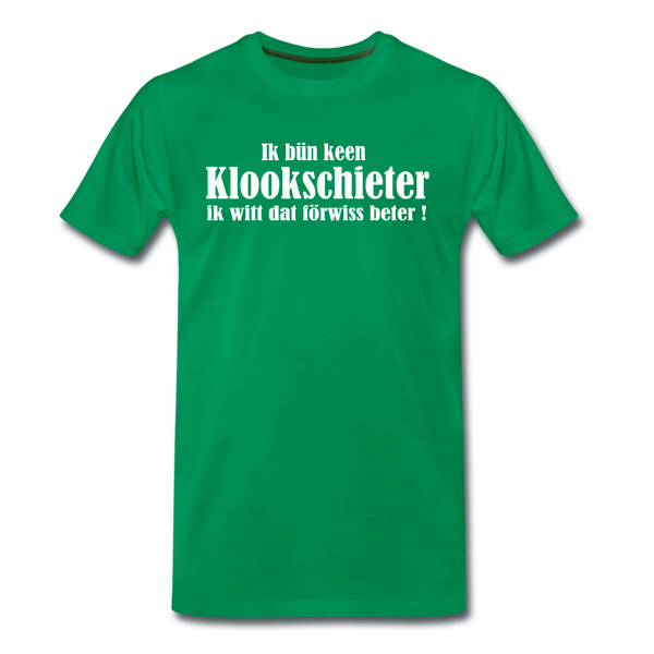 Herren Premium T-Shirt KLOOKSCHIETER - Kelly Green