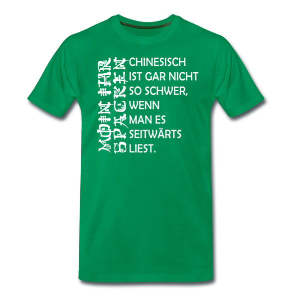 Herren Premium T-Shirt SPACKEN CHINESISCH - Kelly Green