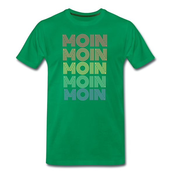 Herren  Premium T-Shirt MOIN 70er / 80er PARTY STYLE - Kelly Green