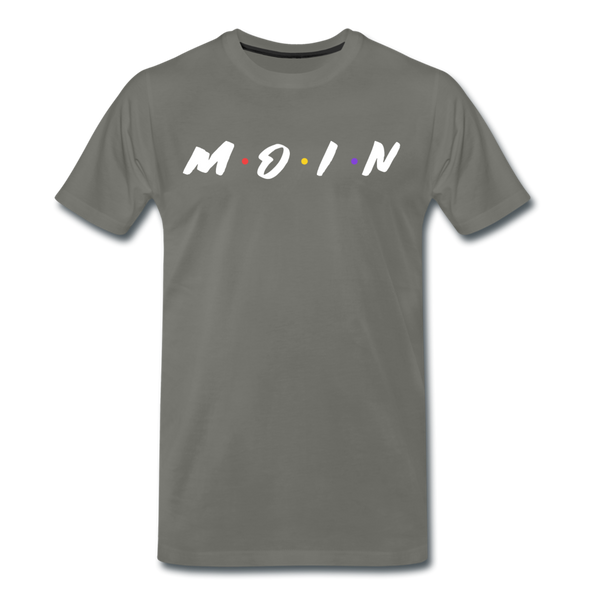 Herren Premium T-Shirt M.O.I.N - Asphalt