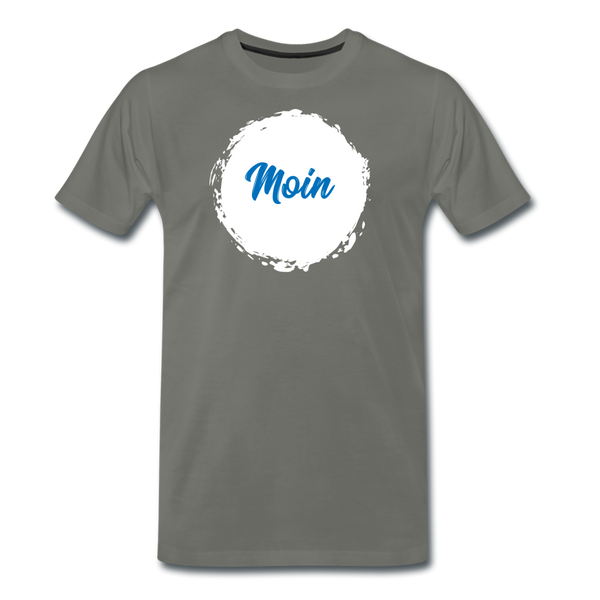 Herren Premium T-Shirt MOIN NAUTISCH - Asphalt