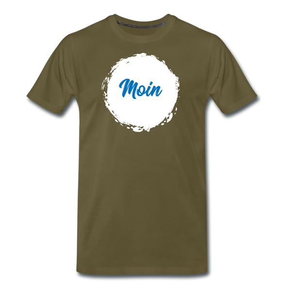 Herren Premium T-Shirt MOIN NAUTISCH - Khaki