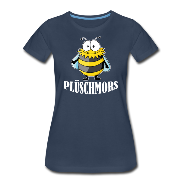 Damen Premium T-Shirt PLÜSCHMORS - Navy