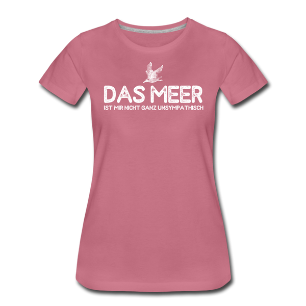 Damen Premium T-Shirt DAS MEER - Malve