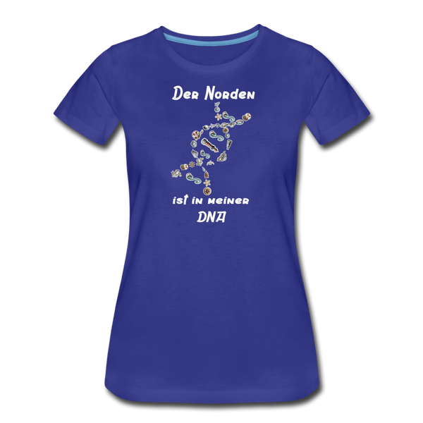 Damen Premium T-Shirt DER NORDEN IST IN MEINER DNA - Königsblau