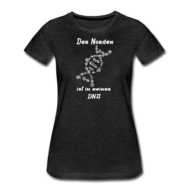 Damen Premium T-Shirt DER NORDEN IST IN MEINER DNA - Anthrazit