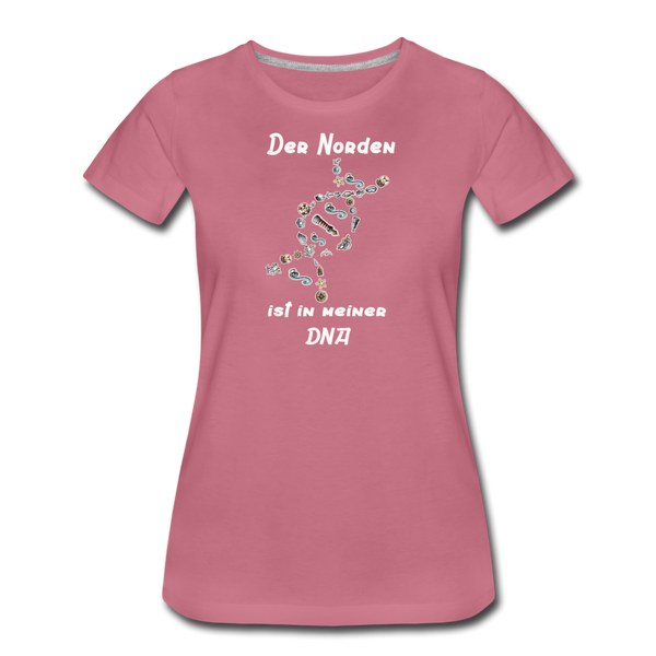 Damen Premium T-Shirt DER NORDEN IST IN MEINER DNA - Malve