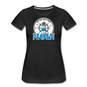 Damen Premium T-Shirt BI UNS HET DAT MOIN - Schwarz
