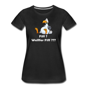 Damen Premium T-Shirt FIFF? - Schwarz