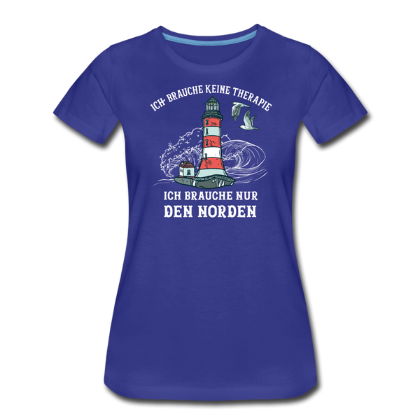 Damen Premium T-Shirt THERAPIE NORDEN - Königsblau