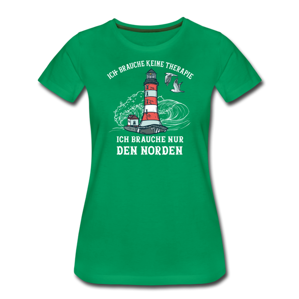 Damen Premium T-Shirt THERAPIE NORDEN - Kelly Green