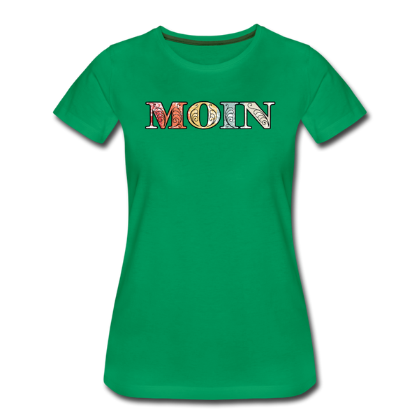 Damen Premium T-Shirt MOIN RETRO BUNT - Kelly Green