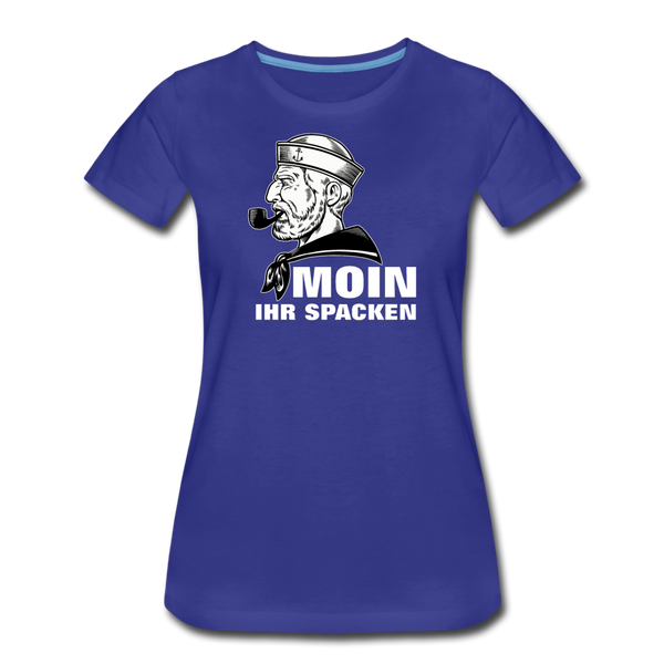 Damen Premium T-Shirt MOIN IHR SPACKEN MATROSE - Königsblau