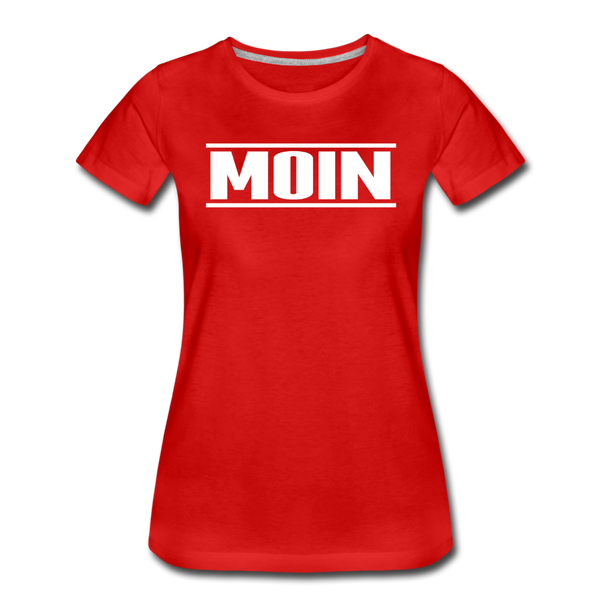 Damen Premium T-Shirt MOIN - Rot