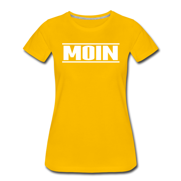 Damen Premium T-Shirt MOIN - Sonnengelb