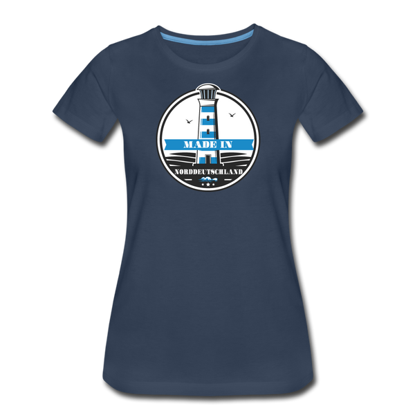 Damen Premium T-Shirt MADE IN NORDDEUTSCHLAND - Navy