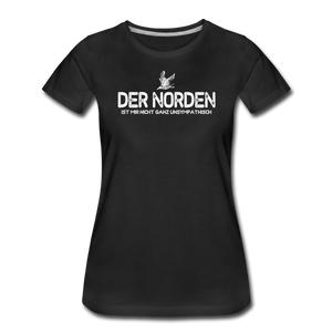 Damen Premium T-Shirt DER NORDEN - Schwarz