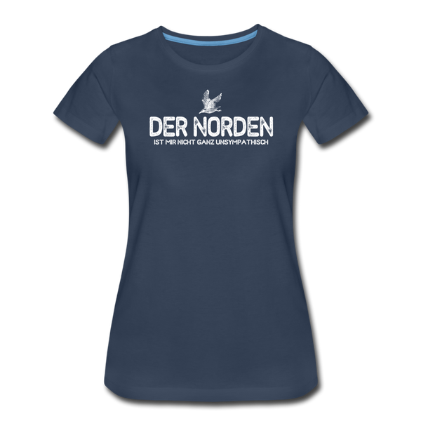Damen Premium T-Shirt DER NORDEN - Navy