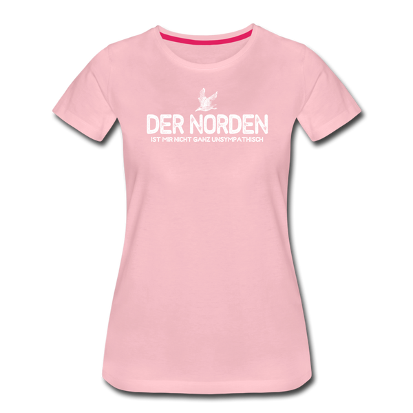 Damen Premium T-Shirt DER NORDEN - Hellrosa