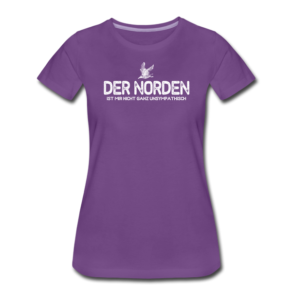 Damen Premium T-Shirt DER NORDEN - Lila