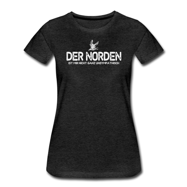 Damen Premium T-Shirt DER NORDEN - Anthrazit