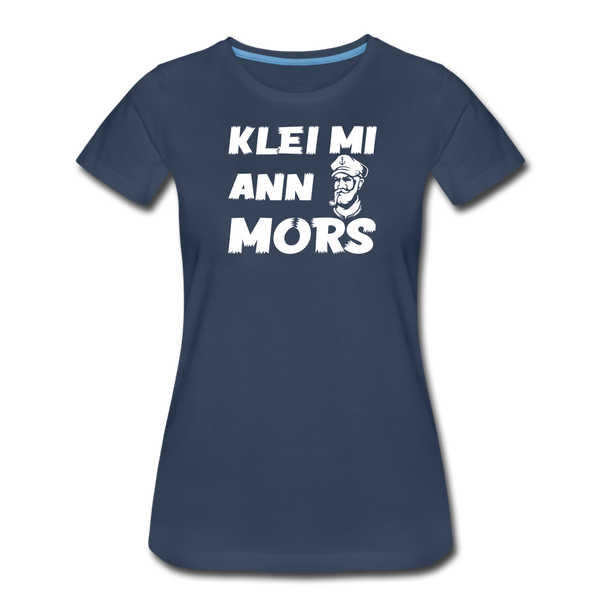 Damen Premium T-Shirt KLEI MI ANN MORS - Navy