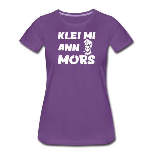 Damen Premium T-Shirt KLEI MI ANN MORS - Lila