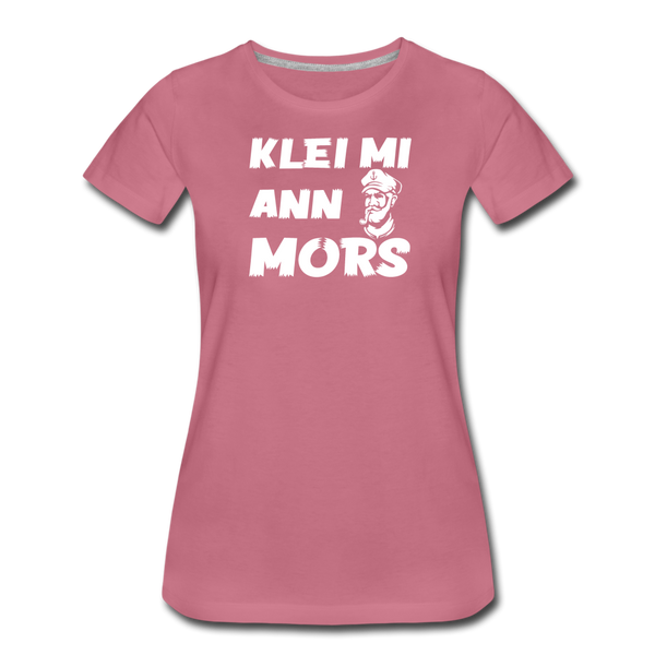 Damen Premium T-Shirt KLEI MI ANN MORS - Malve