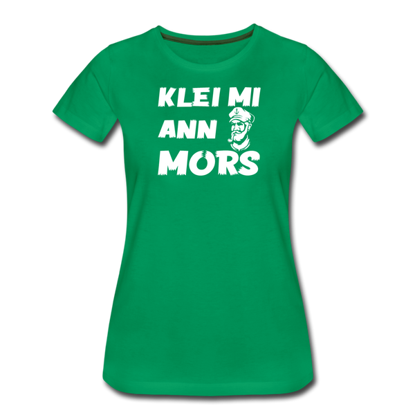 Damen Premium T-Shirt KLEI MI ANN MORS - Kelly Green