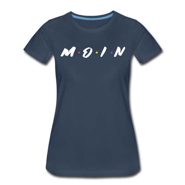 Damen Premium T-Shirt M.O.I.N - Navy