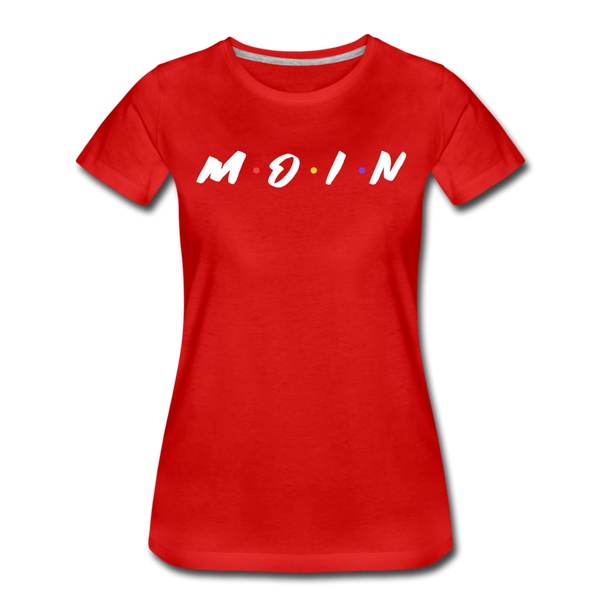 Damen Premium T-Shirt M.O.I.N - Rot