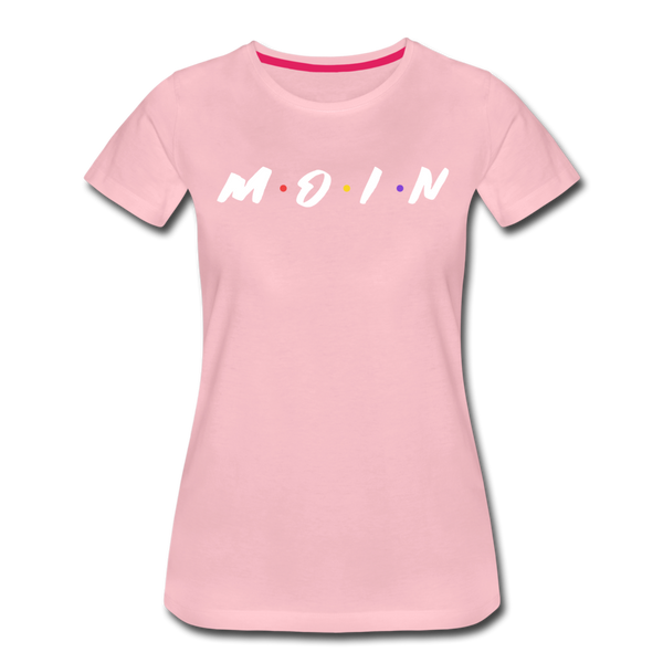 Damen Premium T-Shirt M.O.I.N - Hellrosa