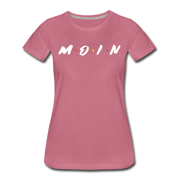 Damen Premium T-Shirt M.O.I.N - Malve